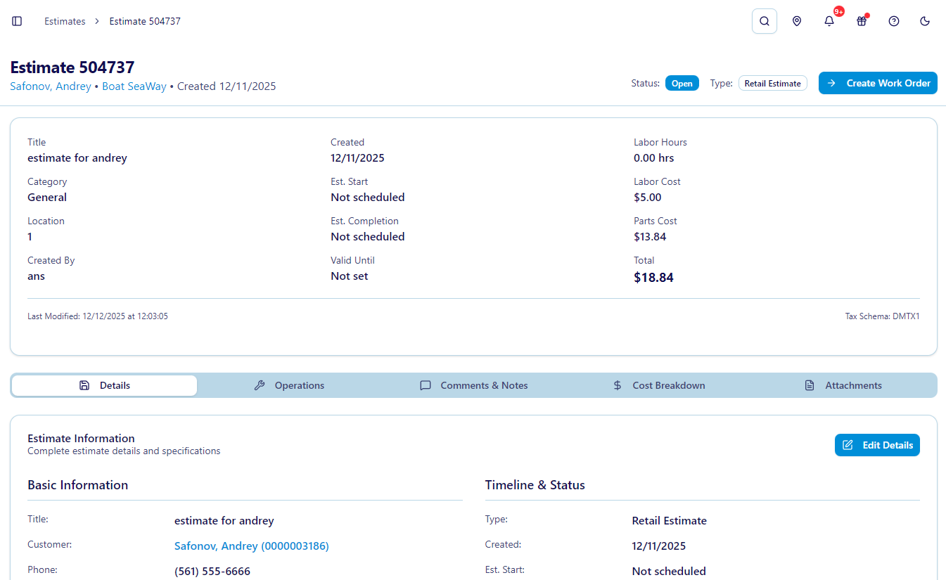 DockMaster Web Service Management